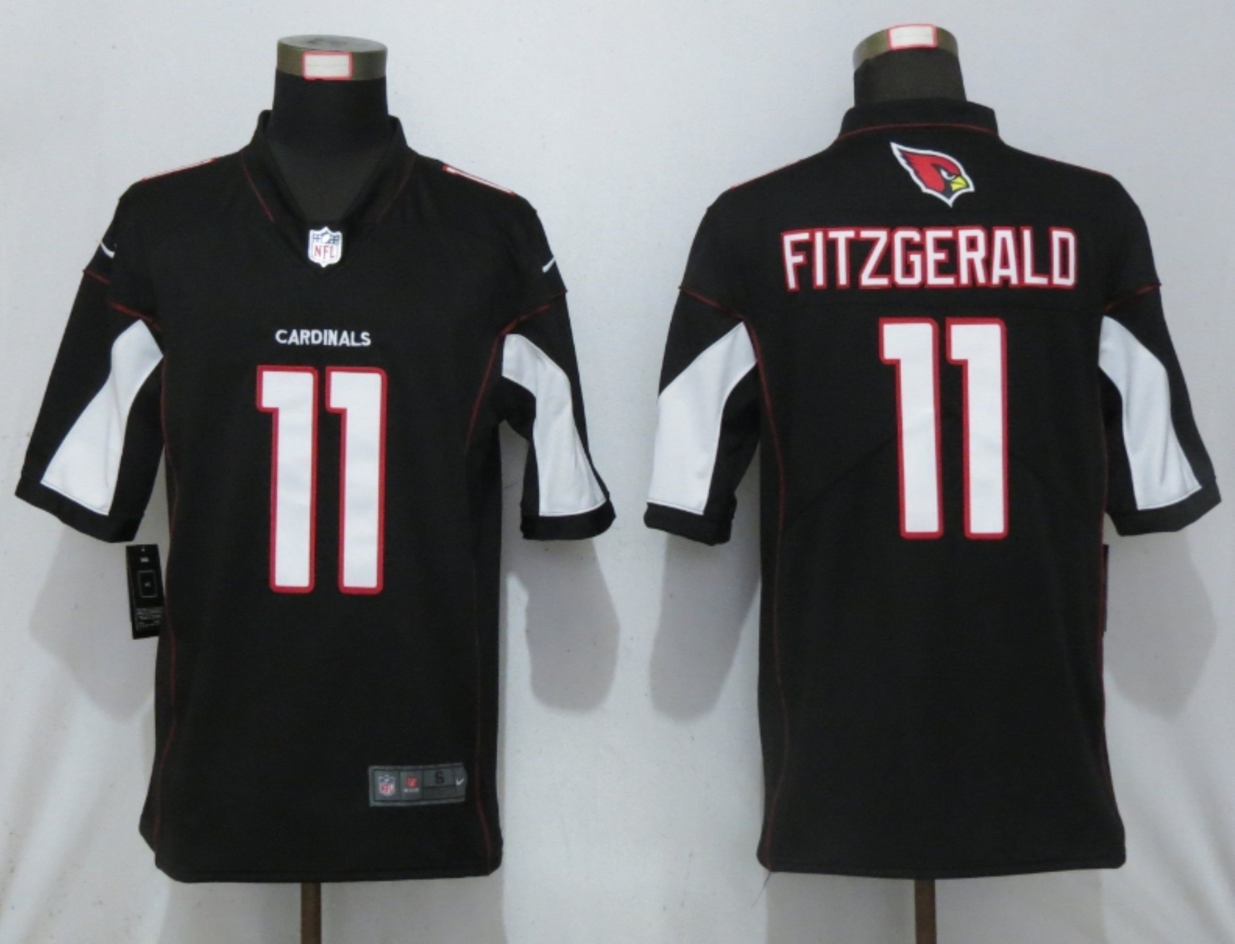 Men Arizona Cardinals 11 Fitzgerald Black 2020 Vapor Untouchable Limited Playe Nike NFL Jerseys
